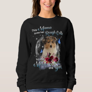 Camiseta Collie Mama Dog Mãe Dia de as mães Feliz 1