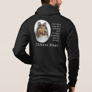 Camiseta Collie Pai Hoodie
