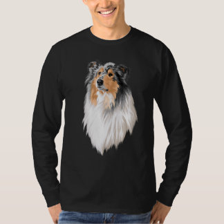 Camiseta Collie Rough Collie Cute Dog Long Hair