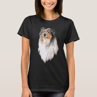 Camiseta Collie Rough Collie Cute Dog Long Hair