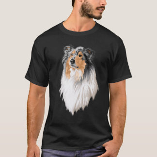 Camiseta Collie Rough Collie Cute Dog Long Hair