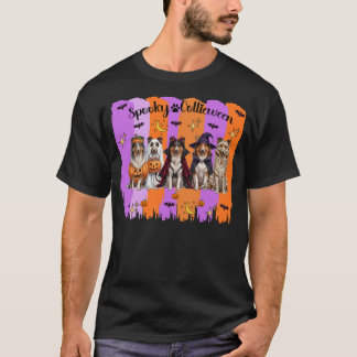 Camiseta Collie Rough Halloween