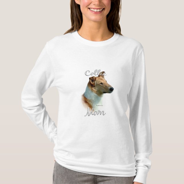Camiseta Collie (suave) Mãe 2 (Frente)