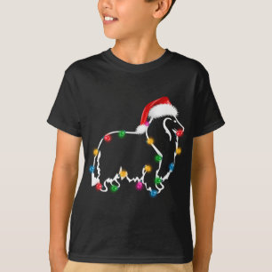 Camiseta Collie XMAS, do Natal, deixa o Papai Noel mais eng