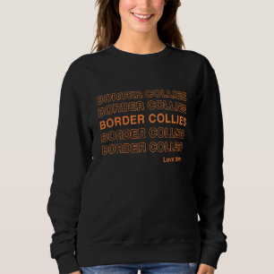 Camiseta Collies De Fronteira Os Ama Engraçados Doggo Retro