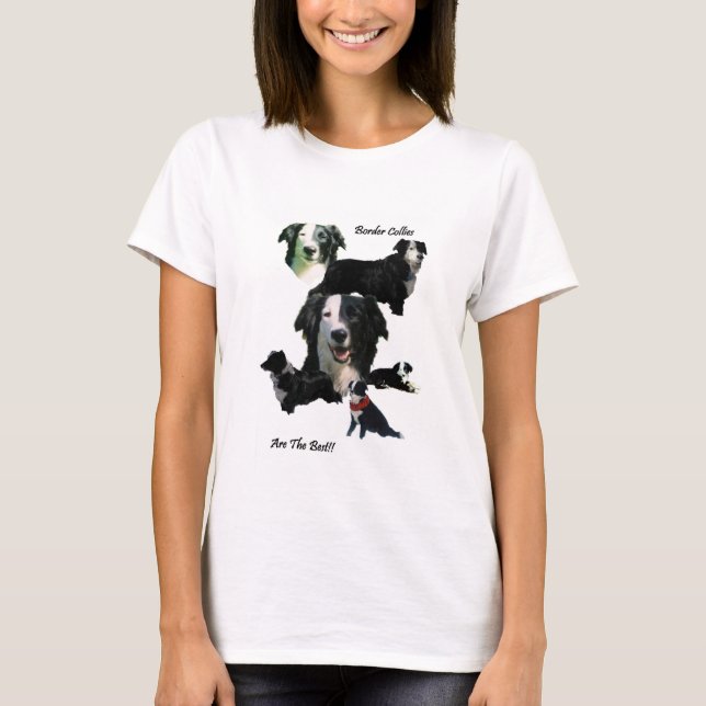 Camiseta Collies De Fronteira São Os Melhores! (Frente)