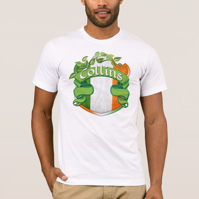 Camiseta Collins Irish Shield (Frente)