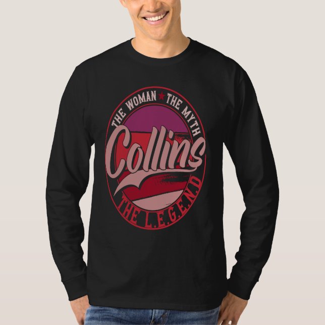 Camiseta Collins the Lady of Myth the Legend (Frente)