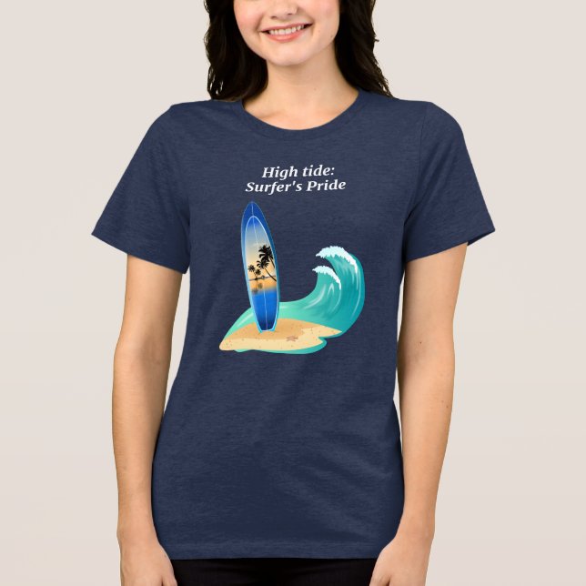Camiseta "Colmeia Alta: Orgulho de Surfista" aventura na pr (Frente)