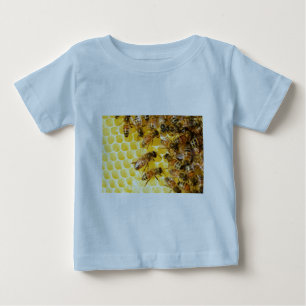 Camiseta Colmeia De Abelhas Mel Doce Sobremesa Amarela