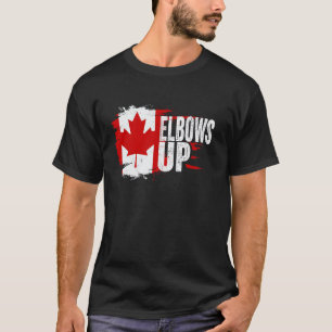 Camiseta Coloca o Canadá no verdadeiro norte forte e livre 