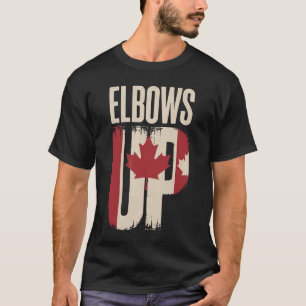 Camiseta Coloca o Canadá no verdadeiro norte forte e livre 