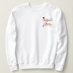 Camiseta colocação de bolso da rainha da cafeína