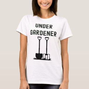 Camiseta Colocação de cabeça de jardineiro sob jardinagem d