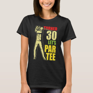 Camiseta Colocou Um Driver De Golfe Do Jogador De Golfe De