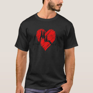 Camiseta Cologne Panorama Batida do Coração Alemanha Colóni