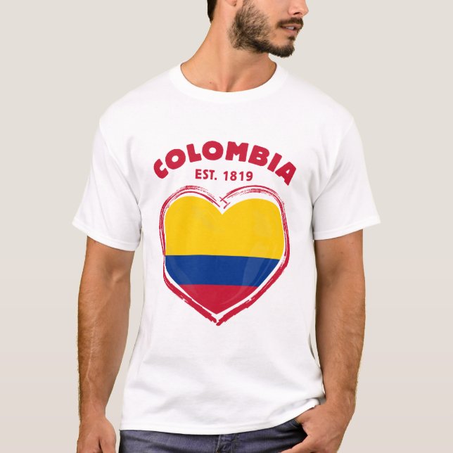 Camiseta Colômbia 1819 (Frente)