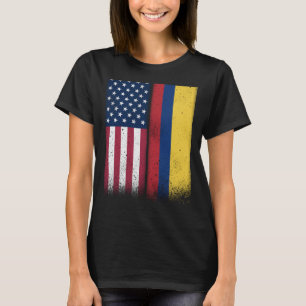 Camiseta Colômbia: Bandeiras Colombianas Americanas Orgulho