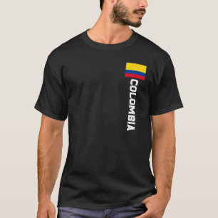 Camiseta Colômbia Colômbia Para Homens Mulheres Crianças