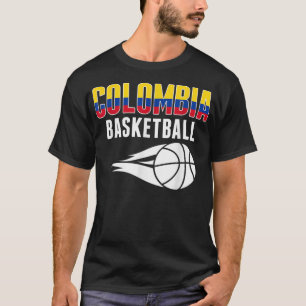 Camiseta Colômbia Fãs de basquete Jersey Colombiana Flag Sp