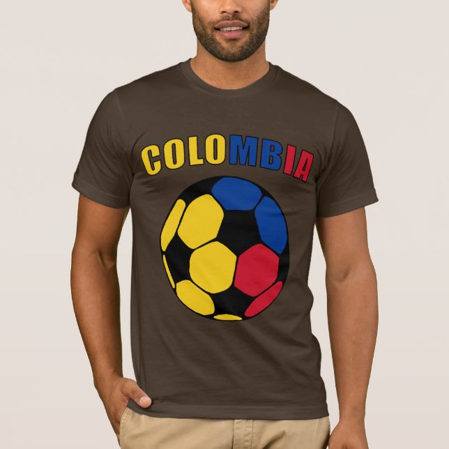 Camiseta Colômbia Footy (escuro) (Frente)