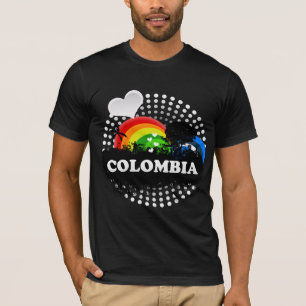 Camiseta Colômbia frutado bonito