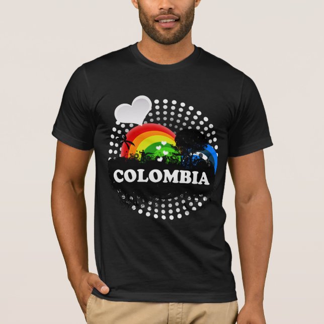 Camiseta Colômbia frutado bonito (Frente)