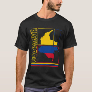 Camiseta Colômbia - Mapa das Mães do Orgulho Colombiano Col