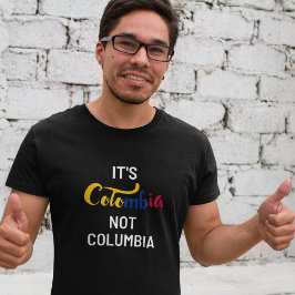 Camiseta Colômbia não Colúmbia