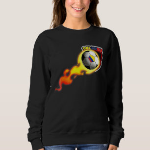 Camiseta Colômbia Pelota en Llamas Futebol de futebol