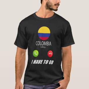 Camiseta Colômbia Sinalizador Souvenir Colômbia Está Chaman