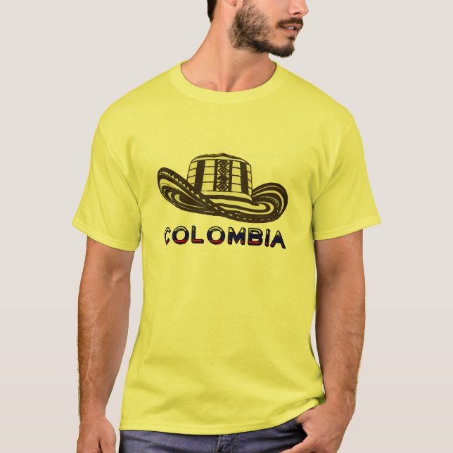 Camiseta Colombia Vueltiao Sombrero tee (Frente)