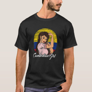 Camiseta Colombiana Bandeira Colômbia Menina Colombiana