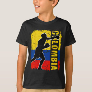 Camiseta Colombiana Boxing Team Colômbia - Bandeiras para B