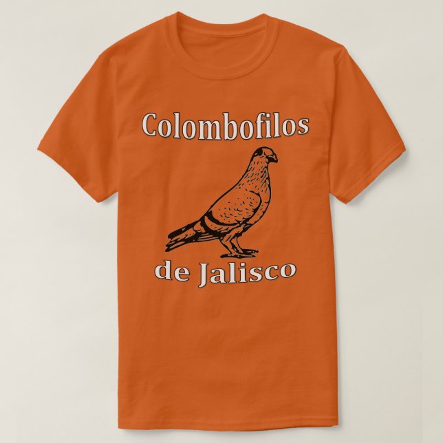 Camiseta Colombofilos de Jalisco 1 (Frente do Design)
