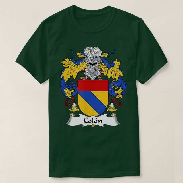 Camiseta Colon Casaco de Braços - Proteção para a Família (Frente do Design)