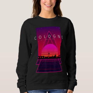 Camiseta Colônia Skyline 80s 90s Retro Estético Vaporwave