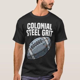 CAMISETA COLONIAL STEEL GRIT - FUTEBOL DE NEW ENGLAND