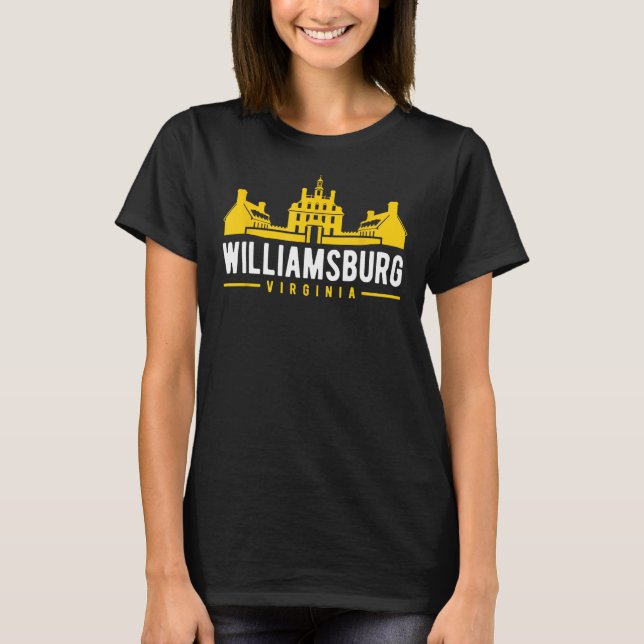 Camiseta Colonial Williamsburg Virginia Design (Frente)
