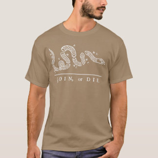 Camiseta Colônias Unidas dos Estados Unidos Junte-se ou Mor