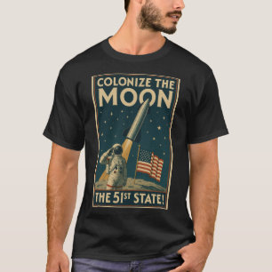 Camiseta Colonize a lua
