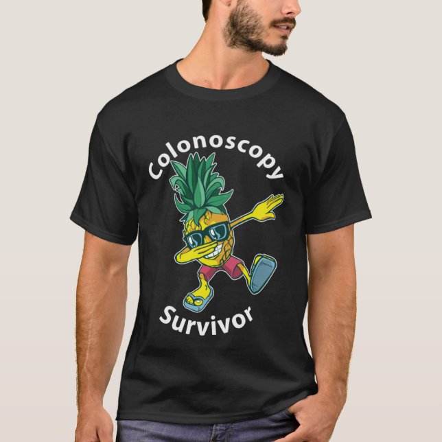 Camiseta Colonos Survivor   Dabbing Pineapple Patient (Frente)