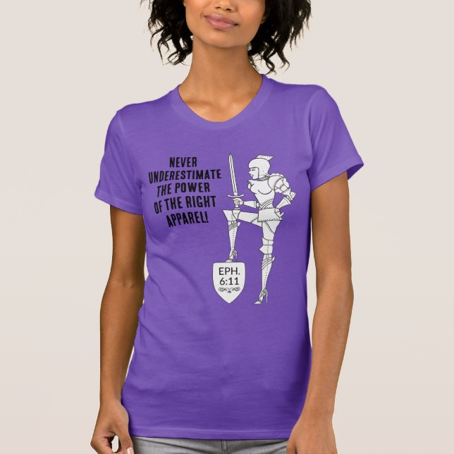 Camiseta "Coloque a Armadura Completa" (Frente)