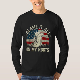 Camiseta Coloque a Culpa Em Minhas Origens  Música Country