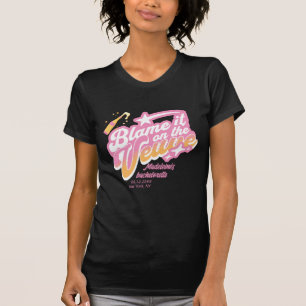 Camiseta Coloque a Culpa na Veuve Y2K Rosa Laranja Despedid