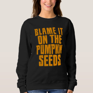 Camiseta Coloque a Culpa nas Sementes de Abóbora Roupa de H
