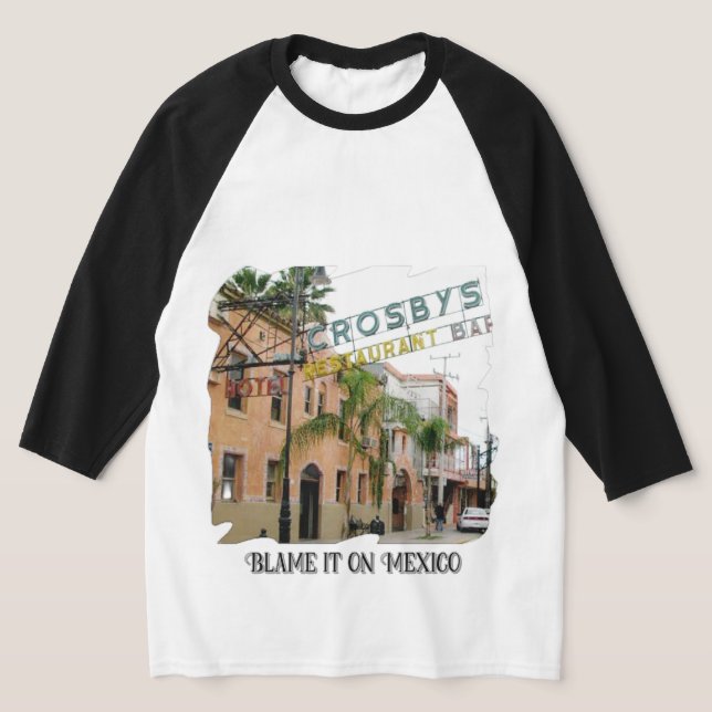 Camiseta Coloque a culpa no México (Postura )