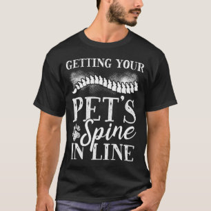 Camiseta Coloque A Espinha Do Seu Pet Na Linha Veterinária