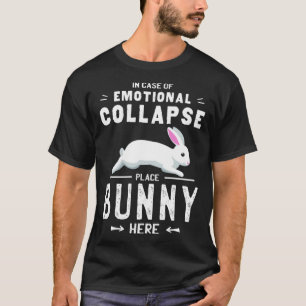 Camiseta Coloque Bunny Aqui para o Proprietário do Coelho C