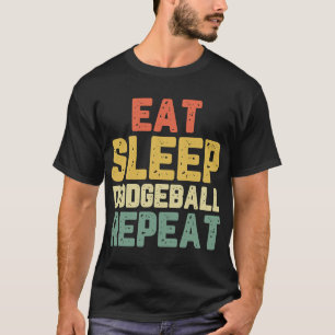 Camiseta Coloque o repetidor da bola de encaixe no modo de